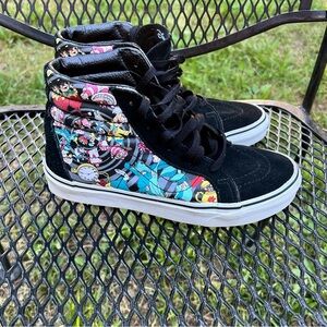 Vans Sk8-Hi Disney Alice in Wonderland High Tops Women’s Size 7